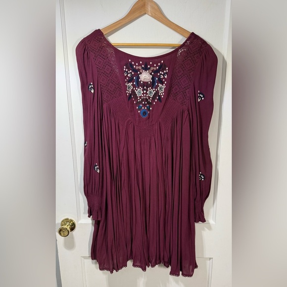 Free People Mohave Embroidered Mini Dress - Picture 5 of 8